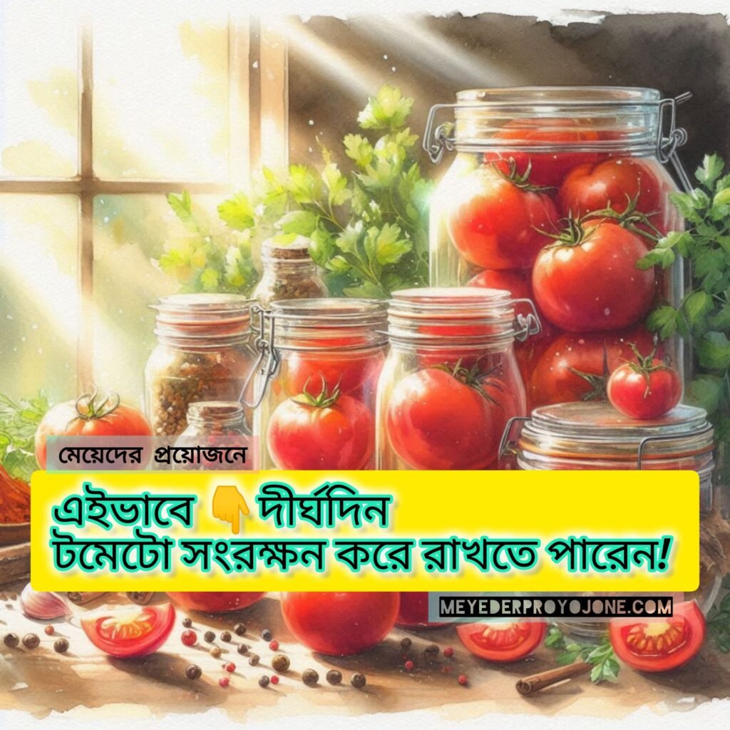 🍅 দীর্ঘদিন টমেটো সংরক্ষণের ১১টি কার্যকর ও নিরাপদ উপায় | Tomato Preservation Methods