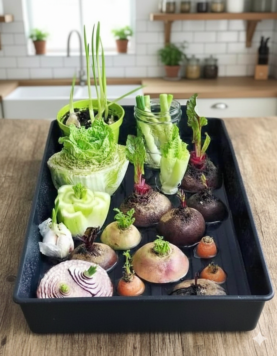 রান্নার অবশিষ্টাংশ দিয়ে গাছ | Kitchen Waste to Kitchen Garden